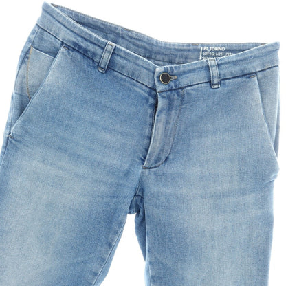 【中古】ピーティートリノ デニム PT TORINO DENIM HOUSE ストレッチ コットン ジーンズ デニムパンツ ライトブルー【 28 】【 状態ランクB 】【 メンズ 】