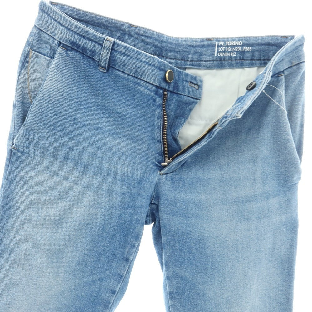 【中古】ピーティートリノ デニム PT TORINO DENIM HOUSE ストレッチ コットン ジーンズ デニムパンツ ライトブルー【 28 】【 状態ランクB 】【 メンズ 】