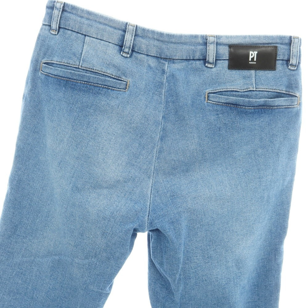 【中古】ピーティートリノ デニム PT TORINO DENIM HOUSE ストレッチ コットン ジーンズ デニムパンツ ライトブルー【 28 】【 状態ランクB 】【 メンズ 】