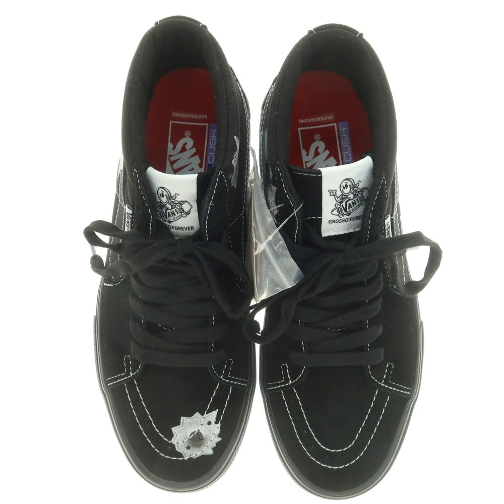 【中古】【未使用】シュプリーム Supreme × Nate Lowman VANS 2025年春夏 Skate Grosso Mid スニーカー ブラック【 26.5 】【 状態ランクS 】【 メンズ 】