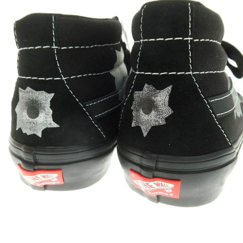 【中古】【未使用】シュプリーム Supreme × Nate Lowman VANS 2025年春夏 Skate Grosso Mid スニーカー ブラック【 26.5 】【 状態ランクS 】【 メンズ 】
