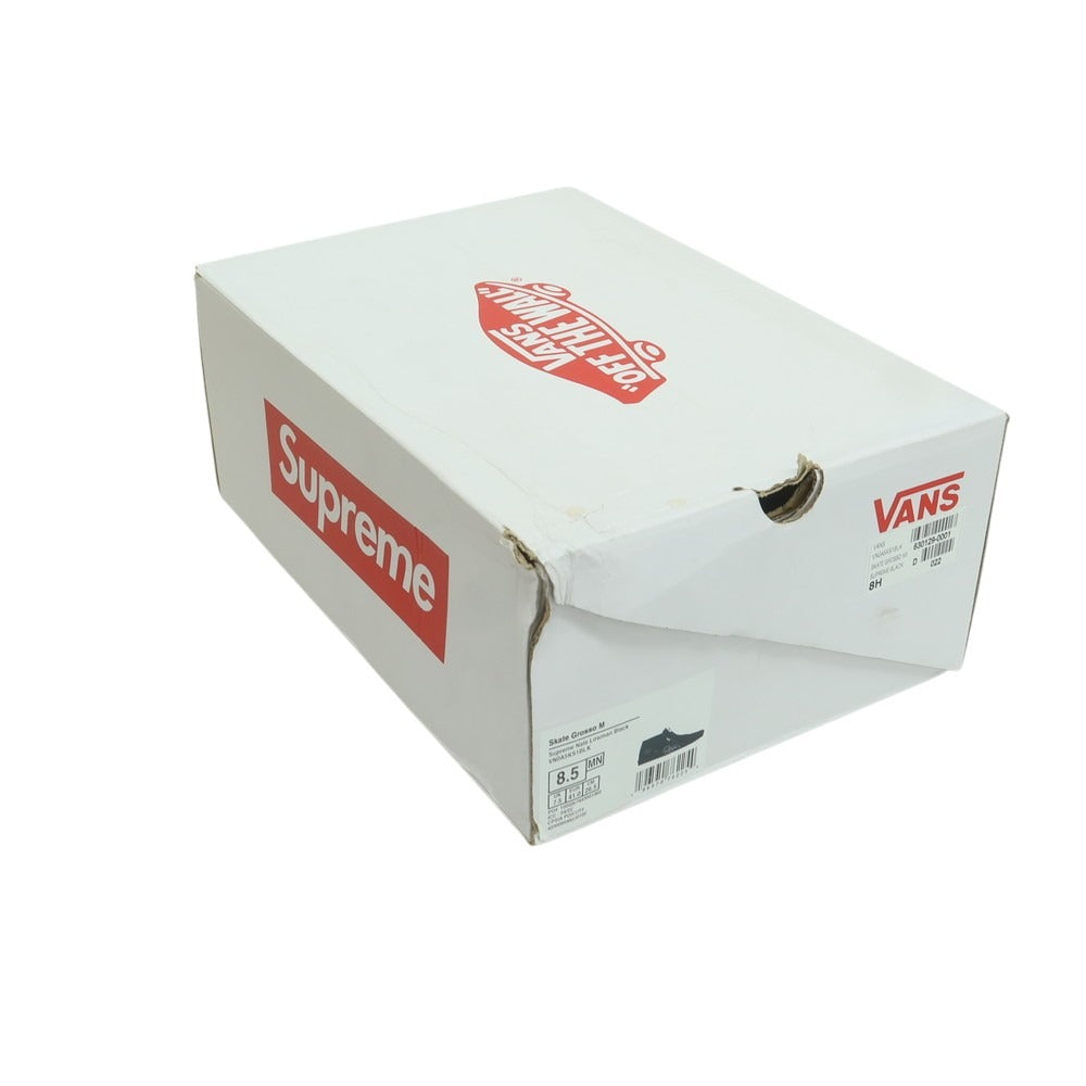 【中古】【未使用】シュプリーム Supreme × Nate Lowman VANS 2025年春夏 Skate Grosso Mid スニーカー ブラック【 26.5 】【 状態ランクS 】【 メンズ 】