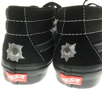 【中古】【未使用】シュプリーム Supreme × Nate Lowman VANS 2025年春夏 Skate Grosso Mid スニーカー ブラック【 26 】【 状態ランクS 】【 メンズ 】