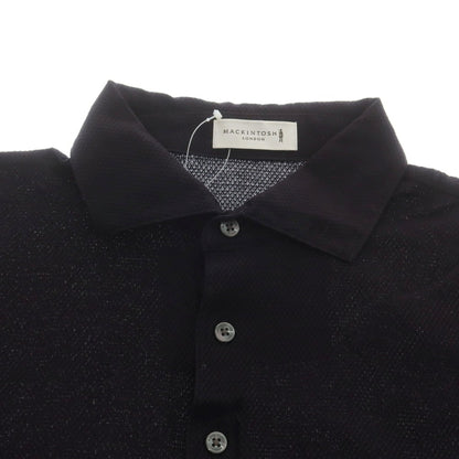 【中古】マッキントッシュ ロンドン MACKINTOSH LONDON コットン 半袖ポロシャツ ブラック【 L 】【 状態ランクC 】【 メンズ 】