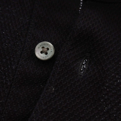 【中古】マッキントッシュ ロンドン MACKINTOSH LONDON コットン 半袖ポロシャツ ブラック【 L 】【 状態ランクC 】【 メンズ 】