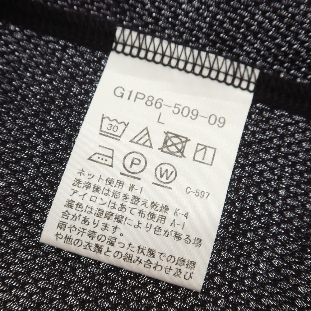 【中古】マッキントッシュ ロンドン MACKINTOSH LONDON コットン 半袖ポロシャツ ブラック【サイズL】【 状態ランクC 】【 メンズ 】 [EPD]