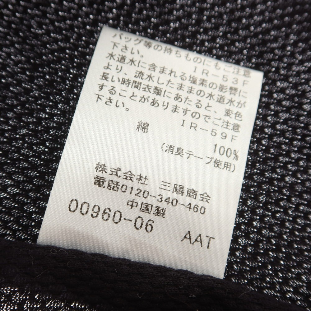 【中古】マッキントッシュ ロンドン MACKINTOSH LONDON コットン 半袖ポロシャツ ブラック【サイズL】【 状態ランクC 】【 メンズ 】 [EPD]