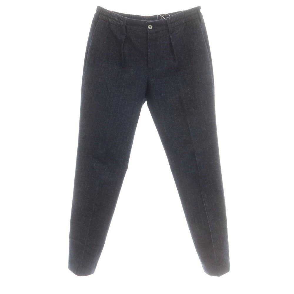 【中古】ピーティートリノ PT TORINO コットンポリエステル カジュアルスラックスパンツ ネイビー【 48 】【 状態ランクC 】【 メンズ 】