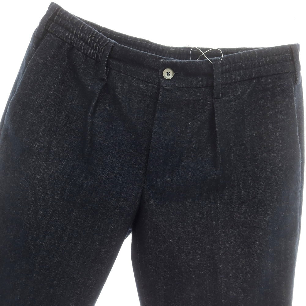 【中古】ピーティートリノ PT TORINO コットンポリエステル カジュアルスラックスパンツ ネイビー【 48 】【 状態ランクC 】【 メンズ 】