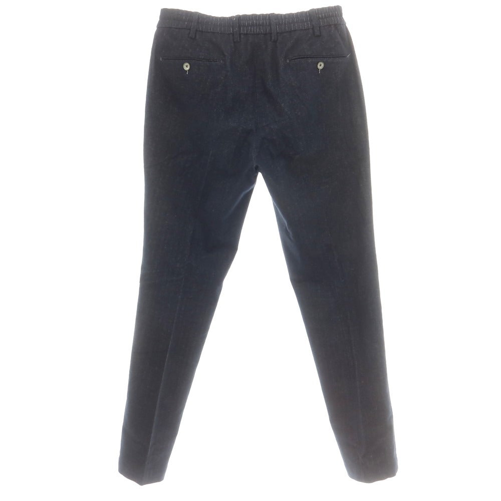【中古】ピーティートリノ PT TORINO コットンポリエステル カジュアルスラックスパンツ ネイビー【 48 】【 状態ランクC 】【 メンズ 】