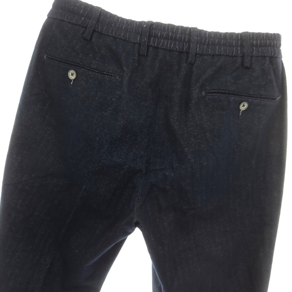 【中古】ピーティートリノ PT TORINO コットンポリエステル カジュアルスラックスパンツ ネイビー【 48 】【 状態ランクC 】【 メンズ 】