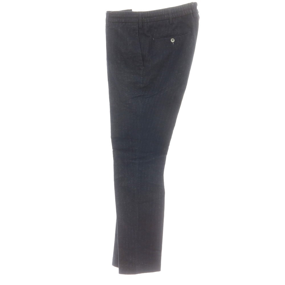 【中古】ピーティートリノ PT TORINO コットンポリエステル カジュアルスラックスパンツ ネイビー【 48 】【 状態ランクC 】【 メンズ 】