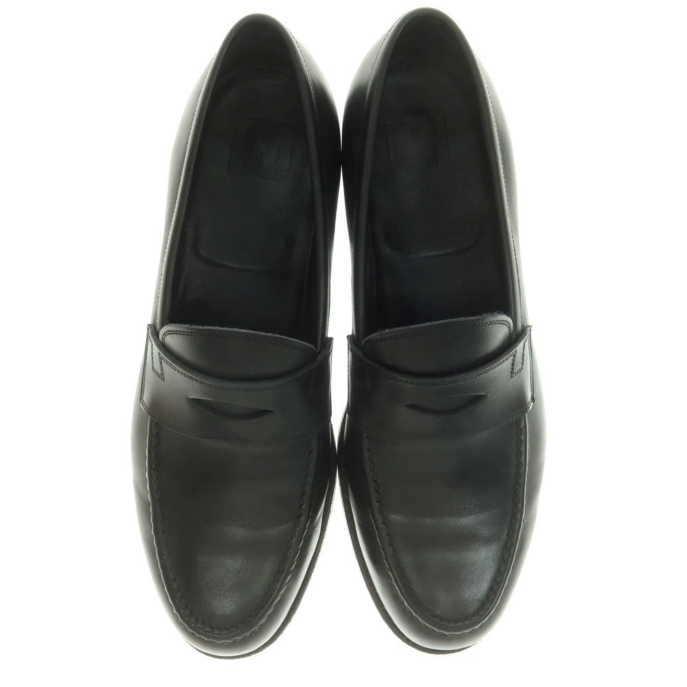 【中古】サンヨウ ヤマチョウ 三陽山長 コインローファー ブラック【 8.5 】【 状態ランクB 】【 メンズ 】