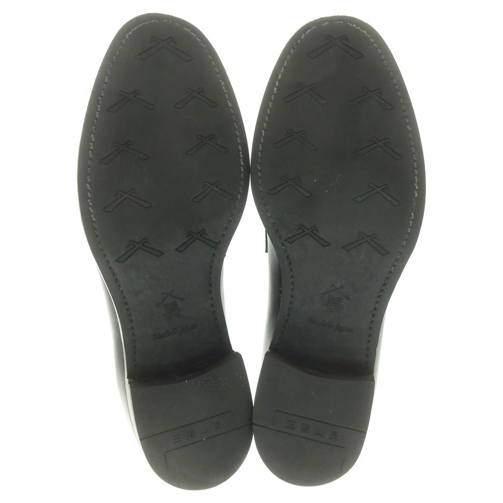 【中古】サンヨウ ヤマチョウ 三陽山長 コインローファー ブラック【 8.5 】【 状態ランクB 】【 メンズ 】