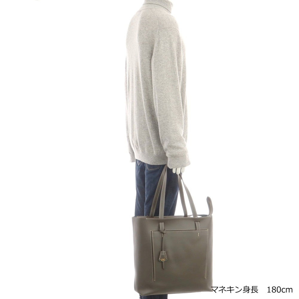 【新品アウトレット】ボルドリーニ セレリア BOLDRINI SELLERIA 7538 レザー トートバッグ グレイッシュダークブラウン【 状態ランクN- 】【 メンズ 】