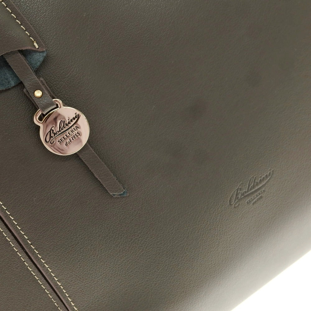 【新品アウトレット】ボルドリーニ セレリア BOLDRINI SELLERIA 7538 レザー トートバッグ グレイッシュダークブラウン【 状態ランクN- 】【 メンズ 】