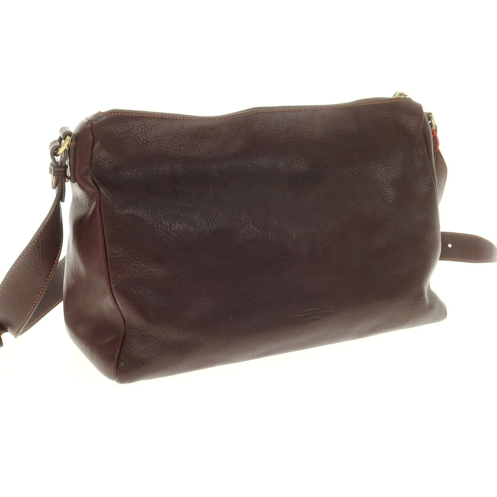 【新品】ボルドリーニ セレリア BOLDRINI SELLERIA 1151 シュリンクレザー ショルダーバッグ ダークブラウン【 状態ランクN 】【 メンズ 】