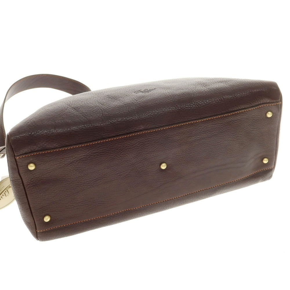 【新品】ボルドリーニ セレリア BOLDRINI SELLERIA 1151 シュリンクレザー ショルダーバッグ ダークブラウン【 状態ランクN 】【 メンズ 】