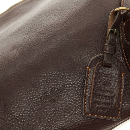 【新品】ボルドリーニ セレリア BOLDRINI SELLERIA 1151 シュリンクレザー ショルダーバッグ ダークブラウン【 状態ランクN 】【 メンズ 】