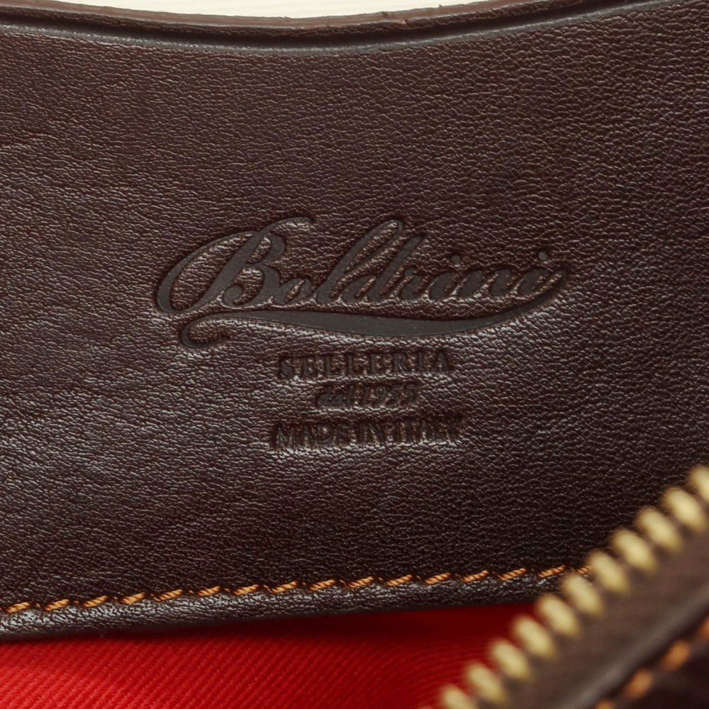 【新品】ボルドリーニ セレリア BOLDRINI SELLERIA 1151 シュリンクレザー ショルダーバッグ ダークブラウン【 状態ランクN 】【 メンズ 】
