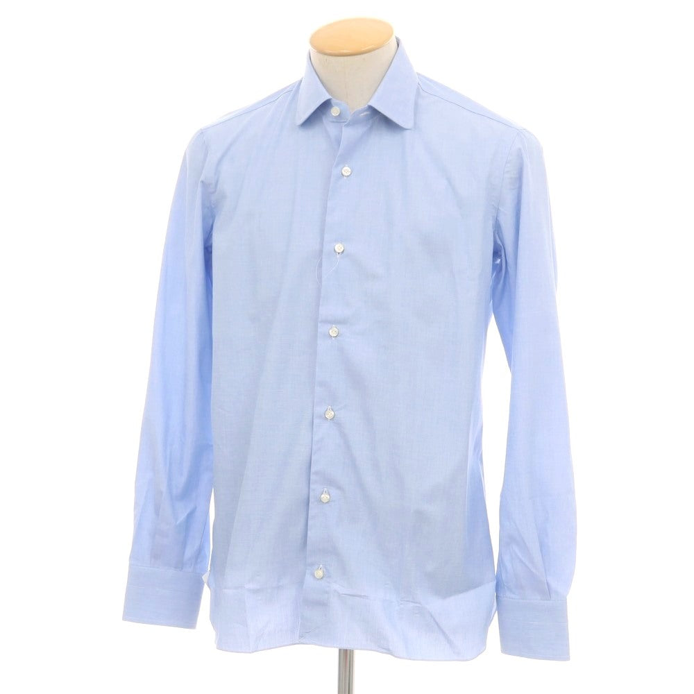 【新品】チリエッロ CIRIELLO コットン ラウンドカラー ドレスシャツ ライトブルー【 37 】【 状態ランクN 】【 メンズ 】