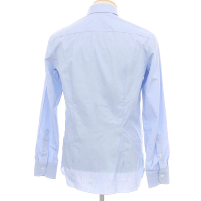 【新品】チリエッロ CIRIELLO コットン ラウンドカラー ドレスシャツ ライトブルー【 37 】【 状態ランクN 】【 メンズ 】