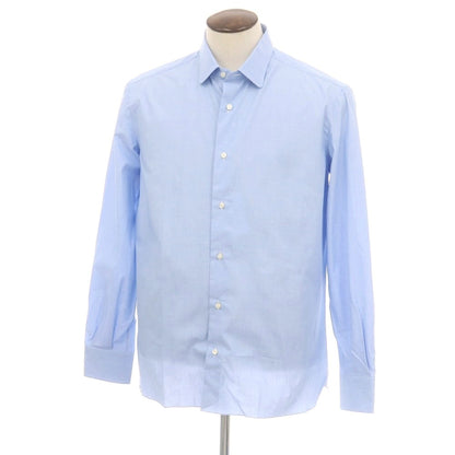 【新品】チリエッロ CIRIELLO コットン ラウンドカラー ドレスシャツ ライトブルー【 44 】【 状態ランクN 】【 メンズ 】