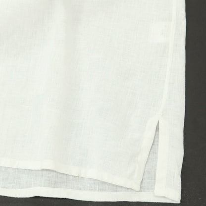 【新品】チリエッロ CIRIELLO リネン 七分袖 カプリシャツ ホワイト【 42 】【 状態ランクN 】【 メンズ 】