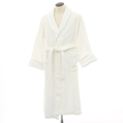 【新品アウトレット】フレッテ Frette パイル バスローブ ガウンコート ホワイト【 Ｌ 】【 状態ランクN- 】【 メンズ 】