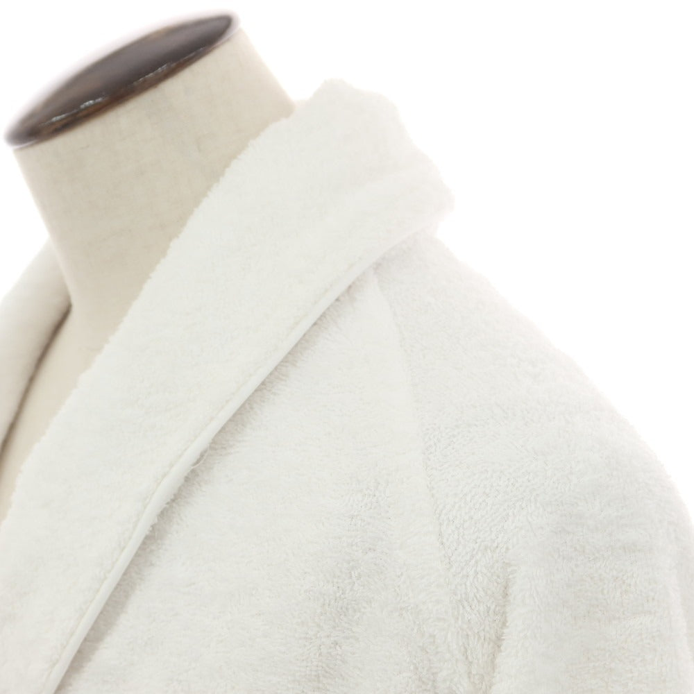 【新品アウトレット】フレッテ Frette パイル バスローブ ガウンコート ホワイト【 Ｌ 】【 状態ランクN- 】【 メンズ 】