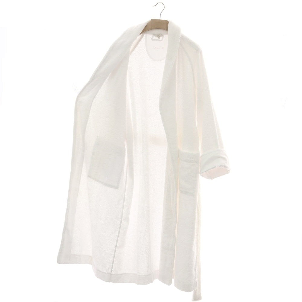 【新品アウトレット】フレッテ Frette パイル バスローブ ガウンコート ホワイト【 Ｌ 】【 状態ランクN- 】【 メンズ 】