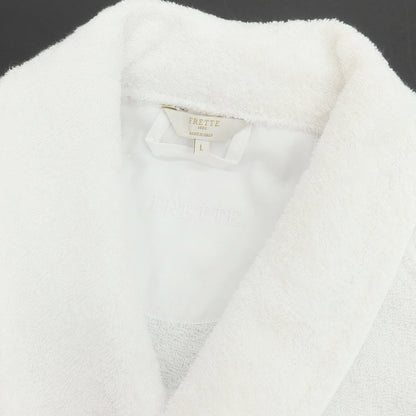 【新品アウトレット】フレッテ Frette パイル バスローブ ガウンコート ホワイト【 Ｌ 】【 状態ランクN- 】【 メンズ 】