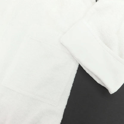 【新品アウトレット】フレッテ Frette パイル バスローブ ガウンコート ホワイト【 Ｌ 】【 状態ランクN- 】【 メンズ 】
