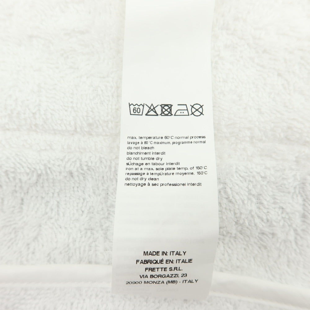【新品アウトレット】フレッテ Frette パイル バスローブ ガウンコート ホワイト【 Ｌ 】【 状態ランクN- 】【 メンズ 】