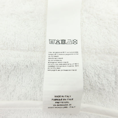 【新品アウトレット】フレッテ Frette パイル バスローブ ガウンコート ホワイト【 Ｌ 】【 状態ランクN- 】【 メンズ 】