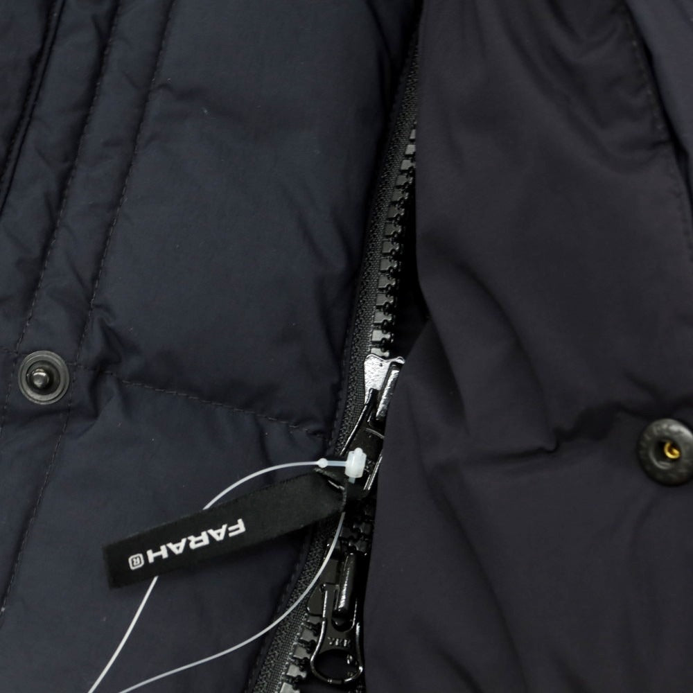 【中古】ファーラー FARAH ナイロン ダウンベスト ブラック【 L 】【 状態ランクB 】【 メンズ 】