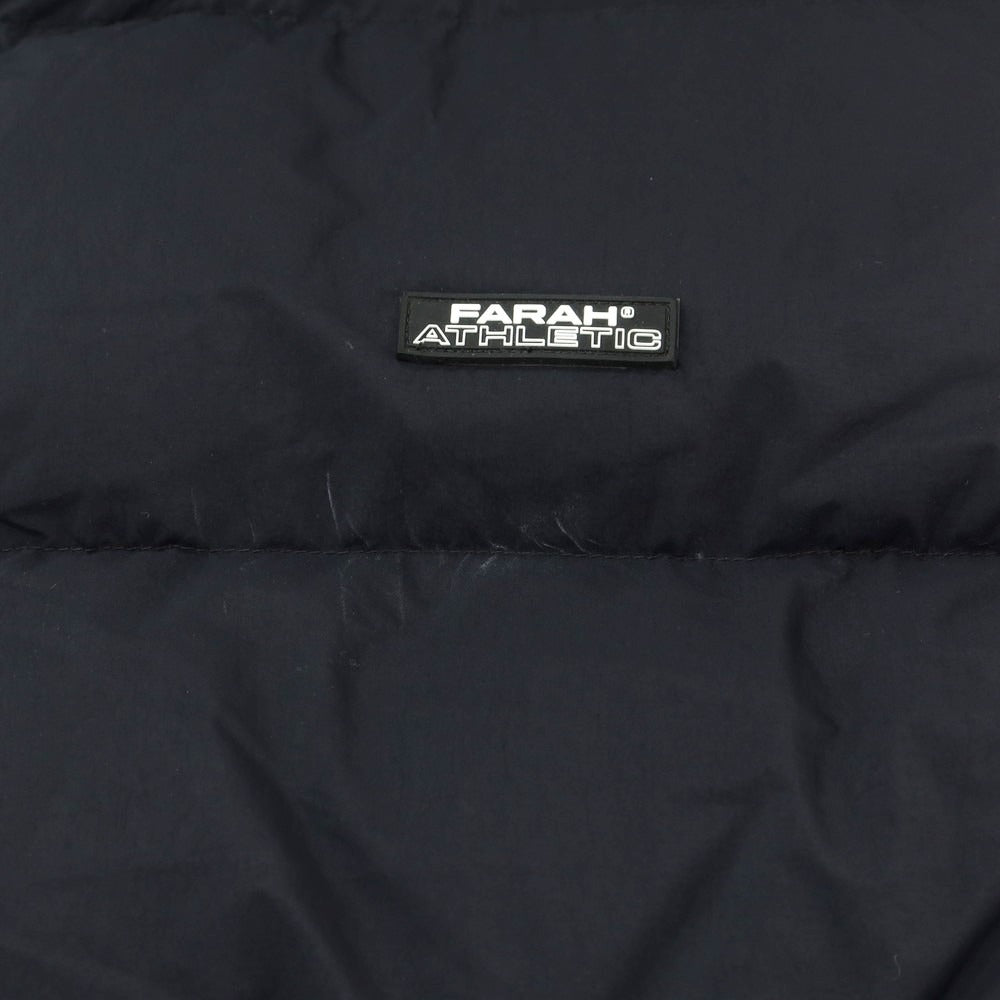 【中古】ファーラー FARAH ナイロン ダウンベスト ブラック【 L 】【 状態ランクB 】【 メンズ 】