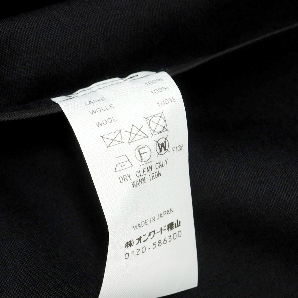 【中古】エイトン ATON ウール 2ボタン カジュアルジャケット ブラック【 4 】【 状態ランクB 】【 メンズ 】