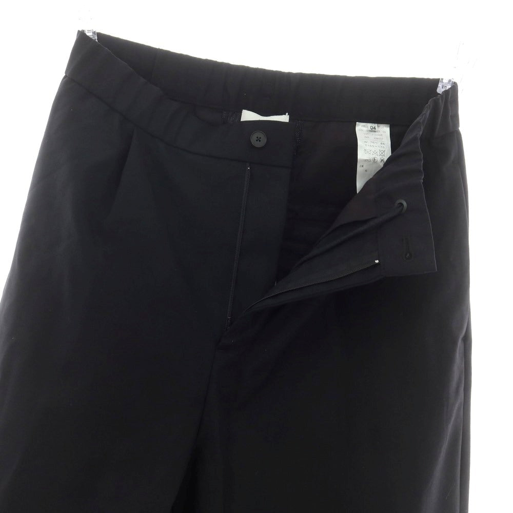 【中古】エイトン ATON ウール テーパード イージースラックスパンツ ブラック【 4 】【 状態ランクB 】【 メンズ 】