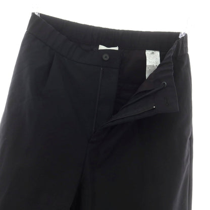【中古】エイトン ATON ウール テーパード イージースラックスパンツ ブラック【 4 】【 状態ランクB 】【 メンズ 】