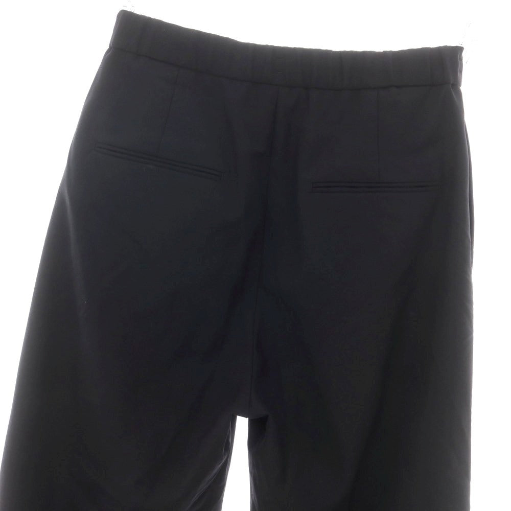 【中古】エイトン ATON ウール テーパード イージースラックスパンツ ブラック【 4 】【 状態ランクB 】【 メンズ 】