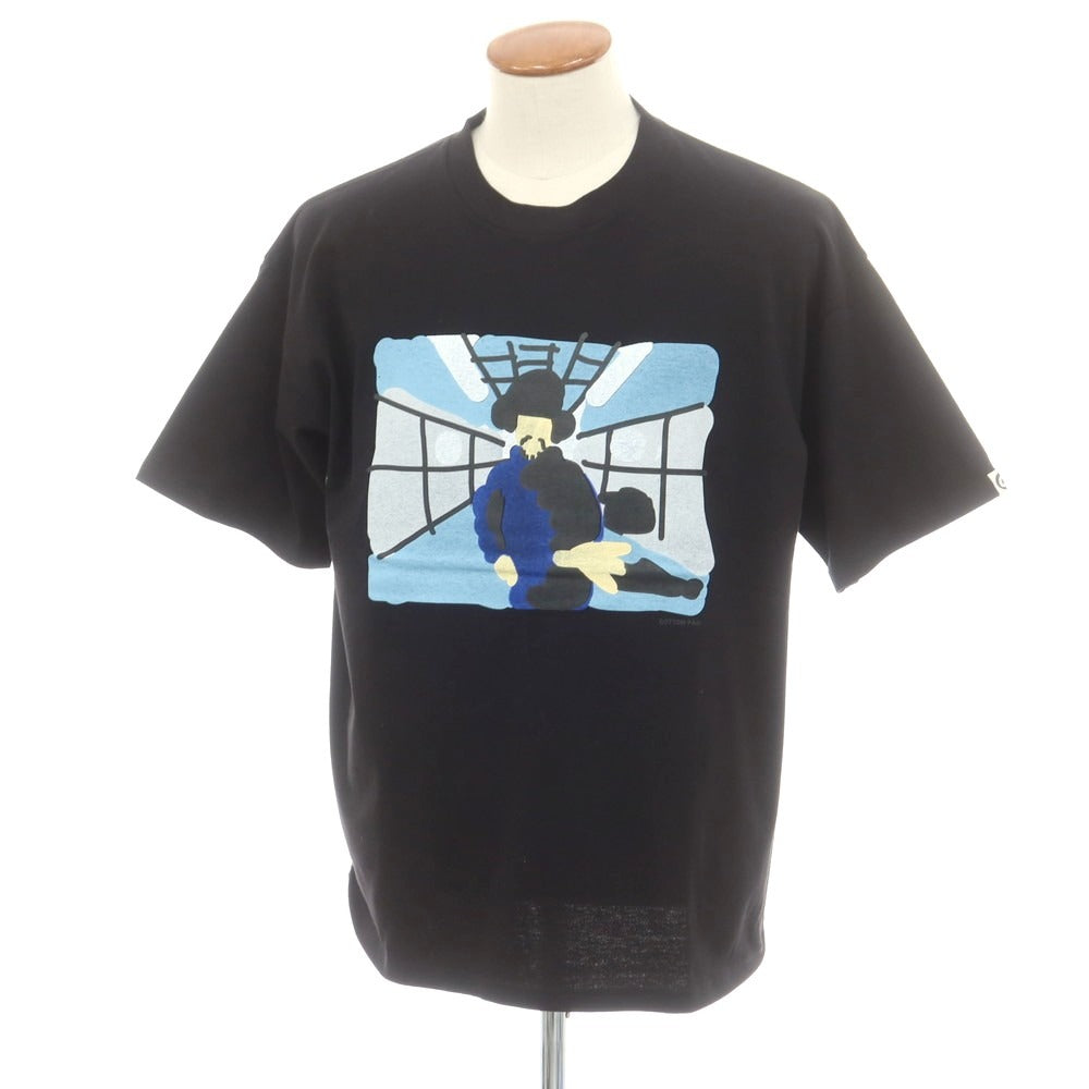 【中古】コットンパン COTTON PAN コットン プリント 半袖Ｔシャツ ブラック【 M 】【 状態ランクA 】【 メンズ 】
