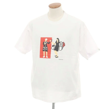 【中古】コットンパン COTTON PAN コットン プリント 半袖Ｔシャツ ホワイト【 M 】【 状態ランクA 】【 メンズ 】