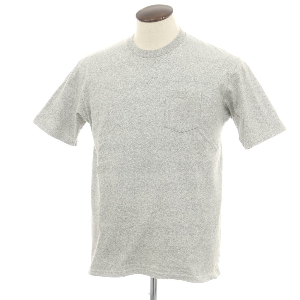 【中古】フリーマンズスポーティングクラブ FREEMANS SPORTING CLUB コットンレーヨン ポケット 半袖Ｔシャツ メランジグレー【 L 】【 状態ランクB 】【 メンズ 】