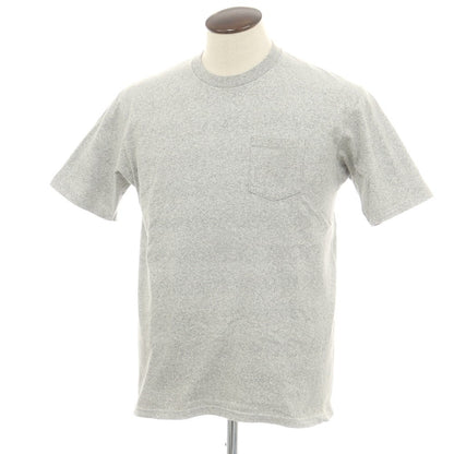 【中古】フリーマンズスポーティングクラブ FREEMANS SPORTING CLUB コットンレーヨン ポケット 半袖Ｔシャツ メランジグレー【 L 】【 状態ランクB 】【 メンズ 】