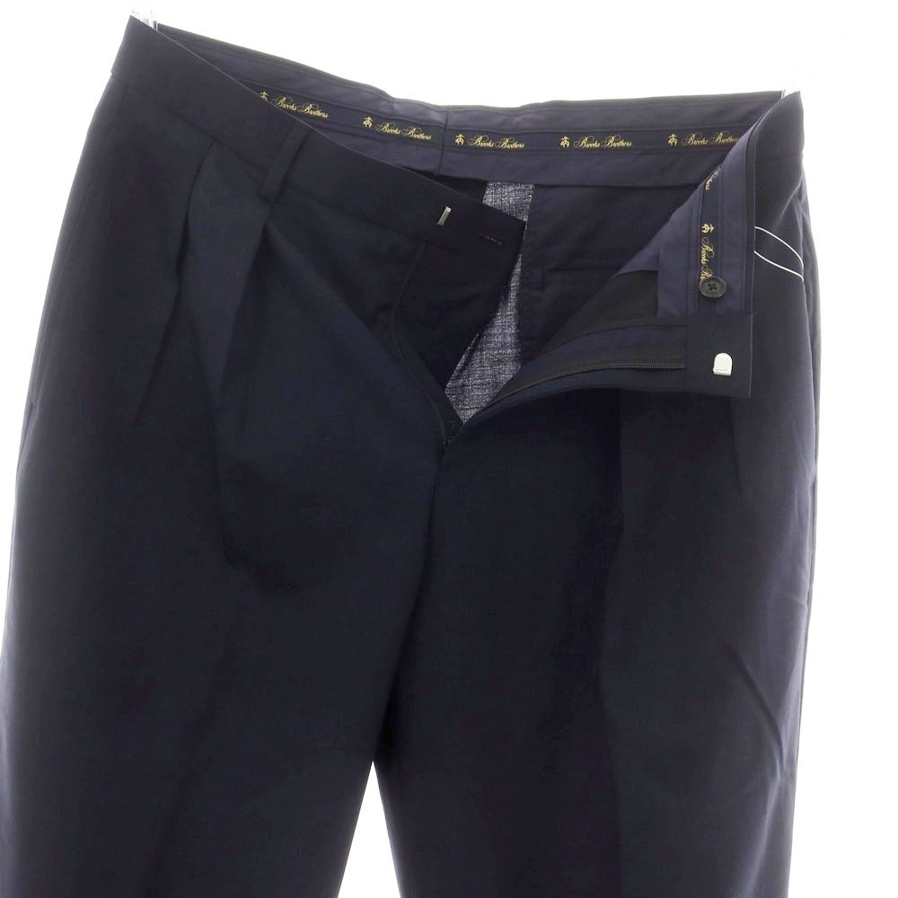 【中古】ブルックスブラザーズ Brooks Brothers URBAN RESEARCH別注 ウールポリエステル ドレススラックスパンツ ネイビー【 32 】【 状態ランクB 】【 メンズ 】