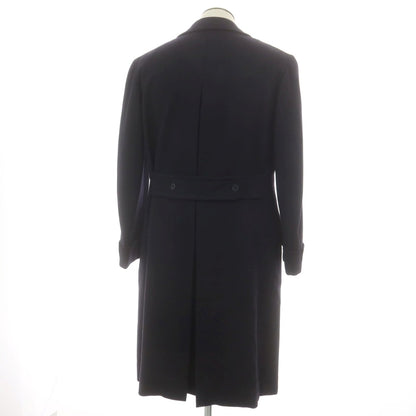 【中古】イザイア ISAIA Casentino ウールカシミヤ ポロコート ネイビー【 50 】【 状態ランクB 】【 メンズ 】