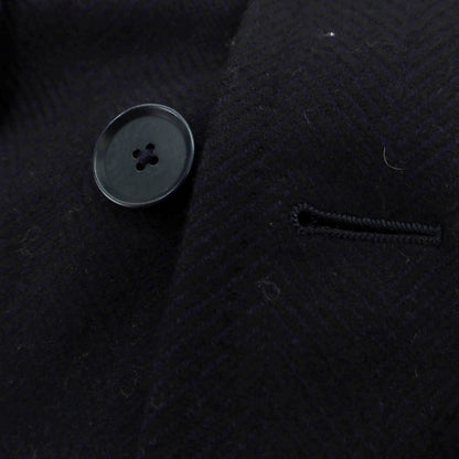 【中古】イザイア ISAIA Casentino ウールカシミヤ ポロコート ネイビー【 50 】【 状態ランクB 】【 メンズ 】