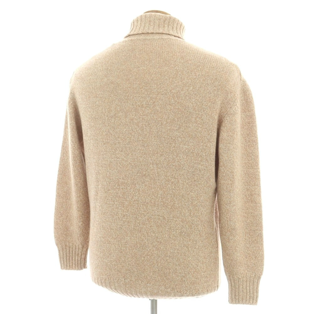 【中古】ピアチェンツァ PIACENZA カシミヤ タートルネック プルオーバーニット ベージュ【 48 】【 状態ランクB 】【 メンズ 】