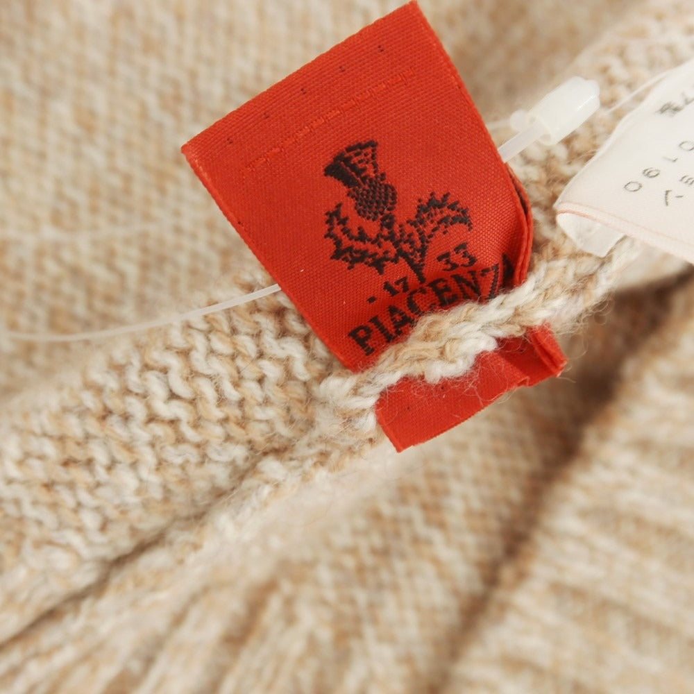 【中古】ピアチェンツァ PIACENZA カシミヤ タートルネック プルオーバーニット ベージュ【 48 】【 状態ランクB 】【 メンズ 】